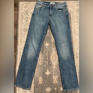 Warp + Weft Blue Straight Leg Jeans